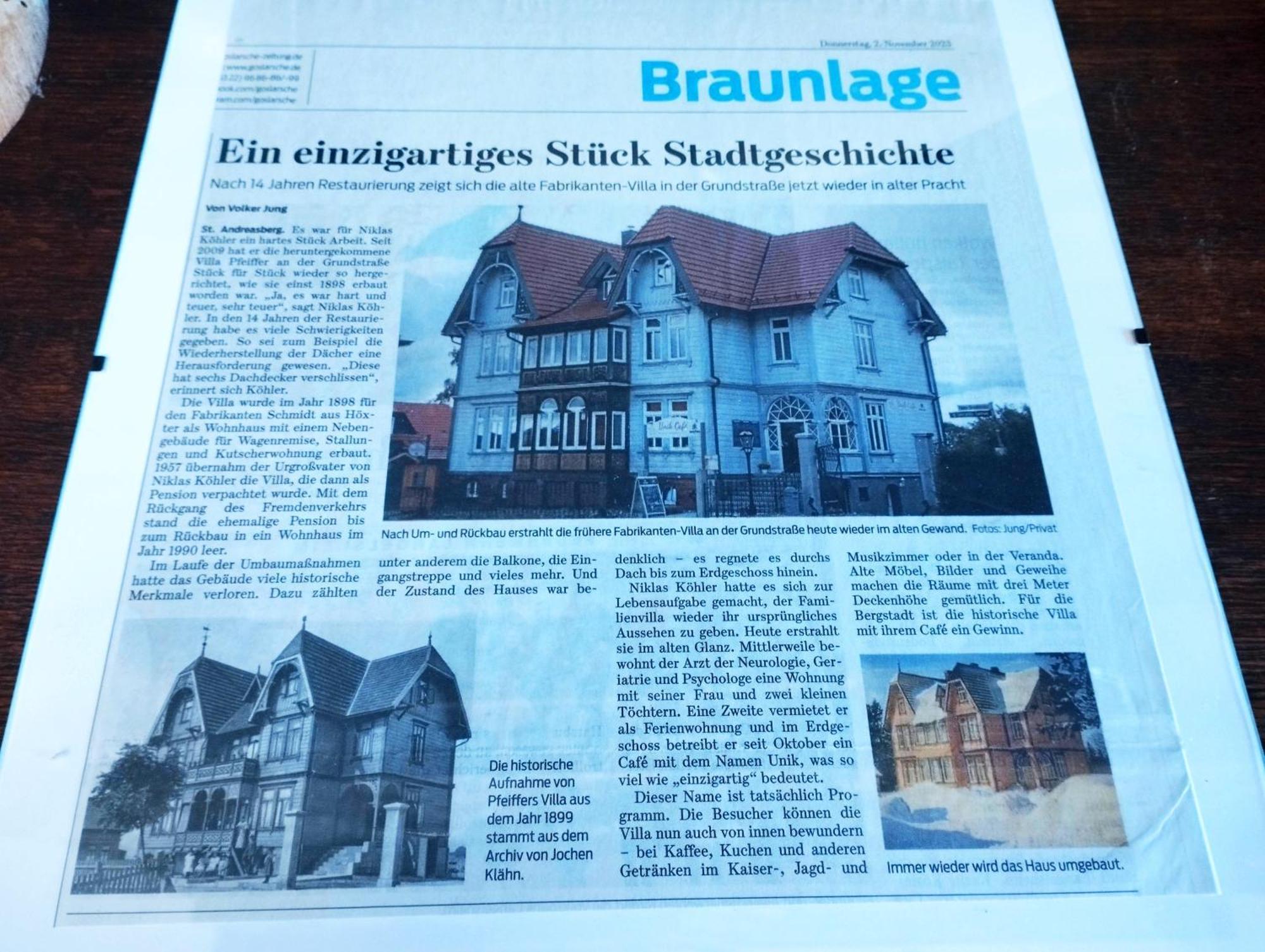 Unik Villa Sankt Andreasberg Esterno foto